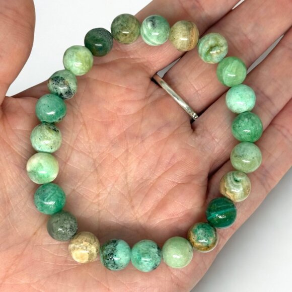 Phoenix Stone Gemstone Bracelet 8MM | Handmade Crystal Healing Jewelry - Picture 7 of 11